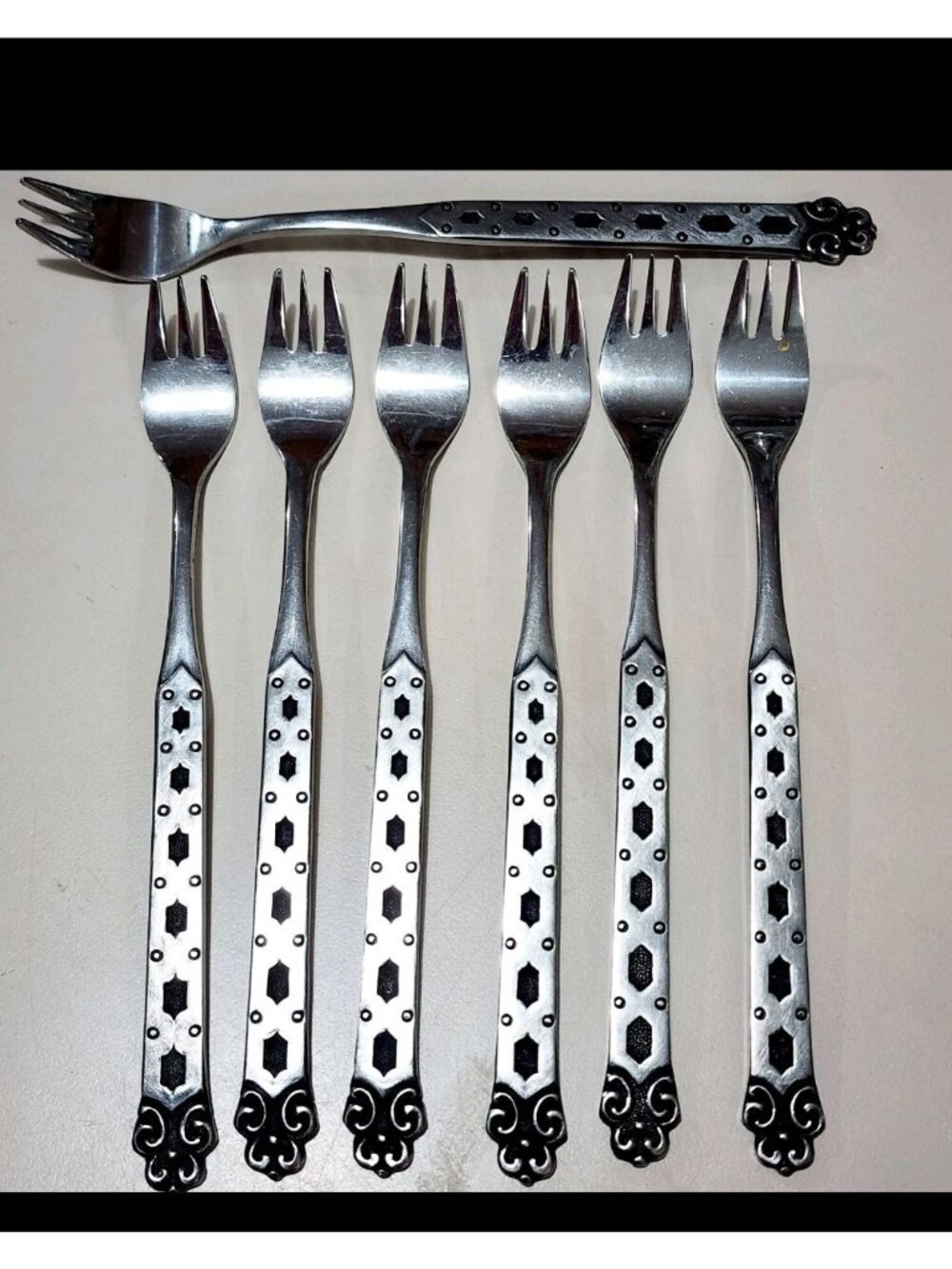 7 Northland San Francisco Forks Seafood Cocktail Set Vintage MidCentury Modern